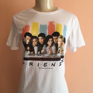 Love Tribe | White, “ Friends “ , T- shirt XS